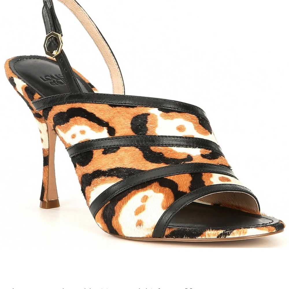 Louise et Cie Leopard Print Slingback Heels